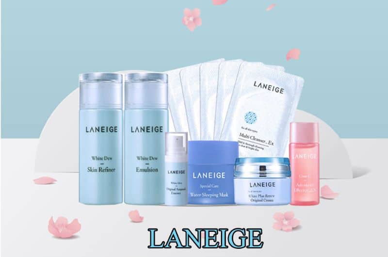 Thương hiệu Laneige tập trung chủ yếu vào các sản phẩm dưỡng ẩm