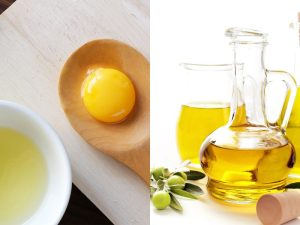 Dầu oliu kết hợp trứng gà mang lại nhiều tác dụng dưỡng tóc
